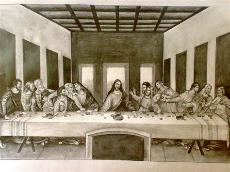 the last supper sketch